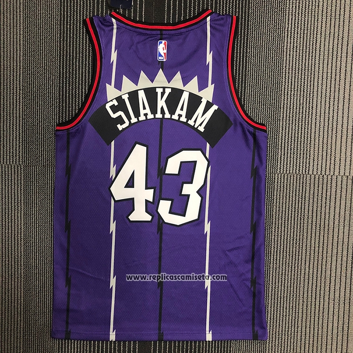 Camiseta Toronto Raptors Pascal Siakam #43 Classic Edition Violeta